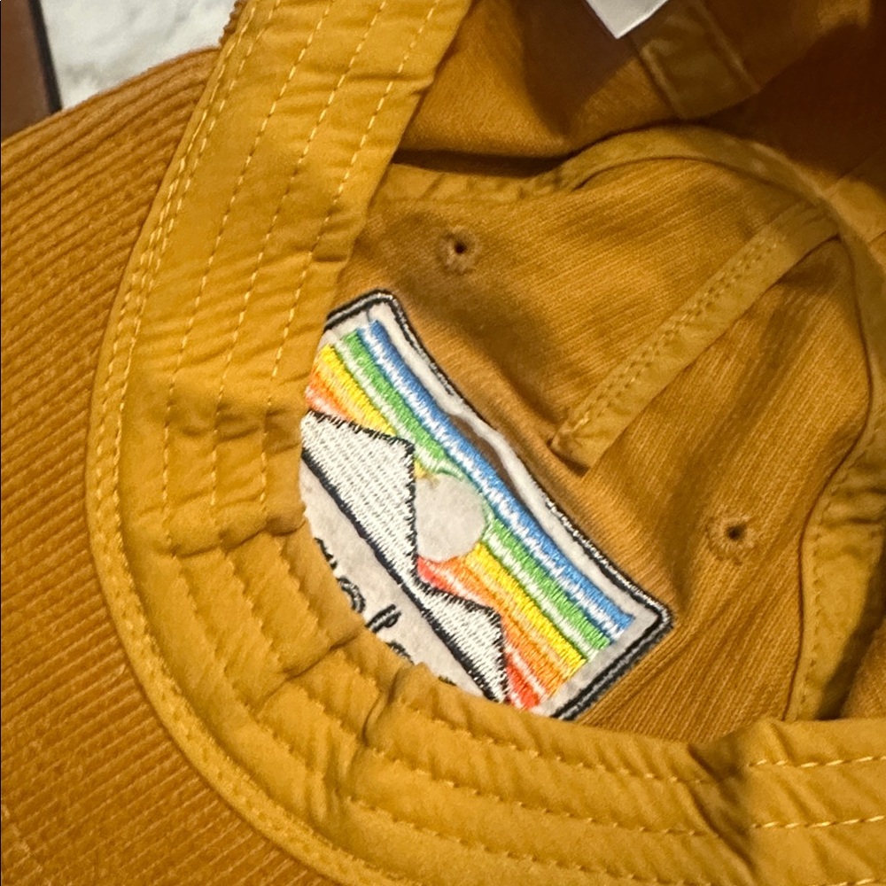 Polaroid Mad Engine Golden Corduroy Cap with Patch - Picture 8 of 8